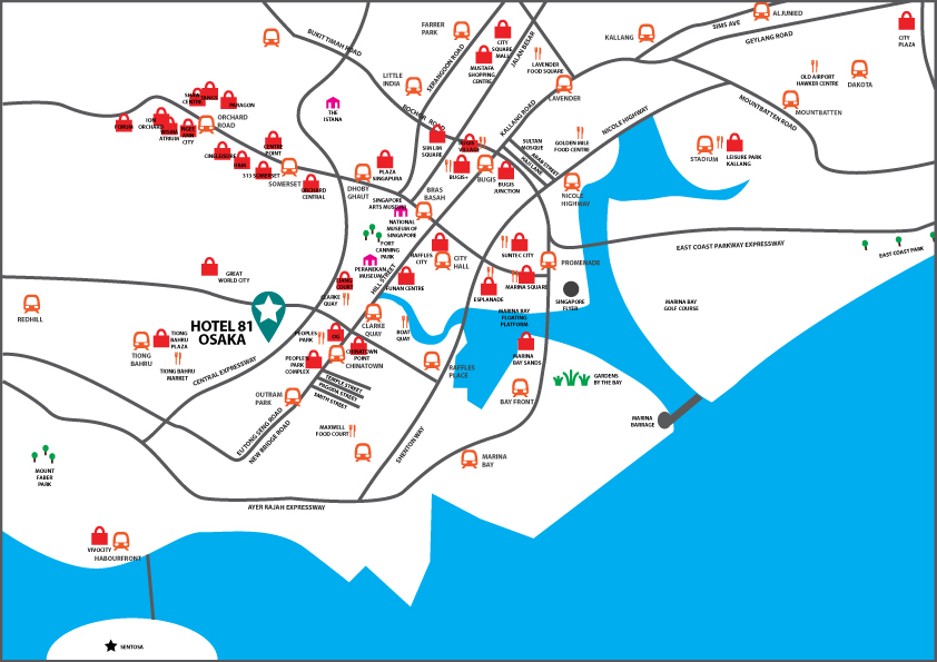 Hotel 81 Lucky Map